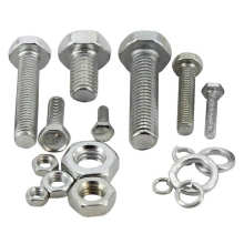 Metric steel Hex head bolts nuts and washers fasteners